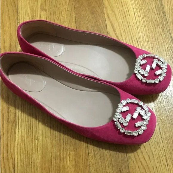 Gucci Shoes - Gucci Crystal Flats